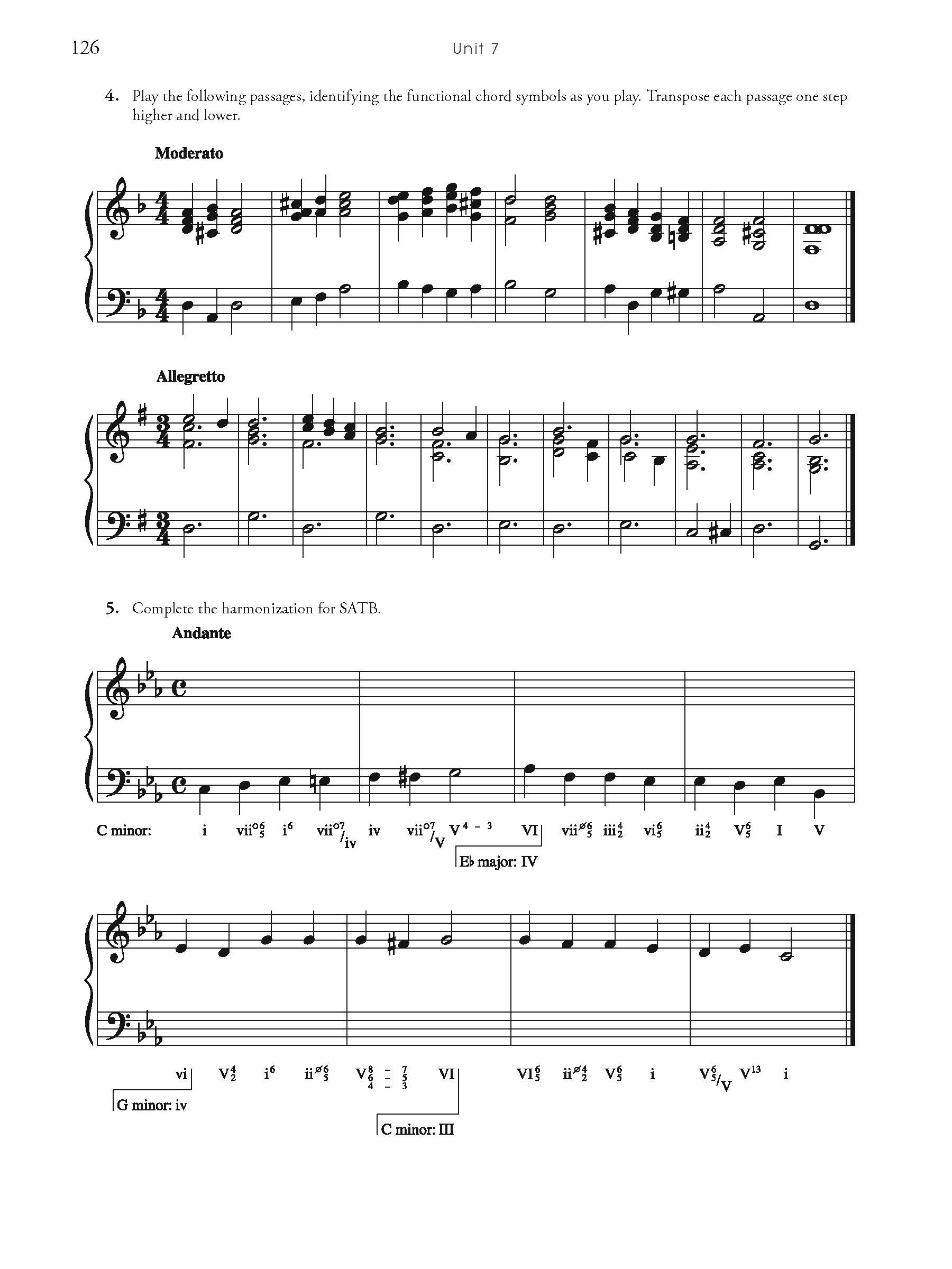 Celebrate Theory 10 Harmony & Counterpoint Sample Page 5